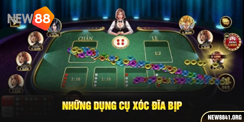 Những dụng cụ xóc đĩa bịp